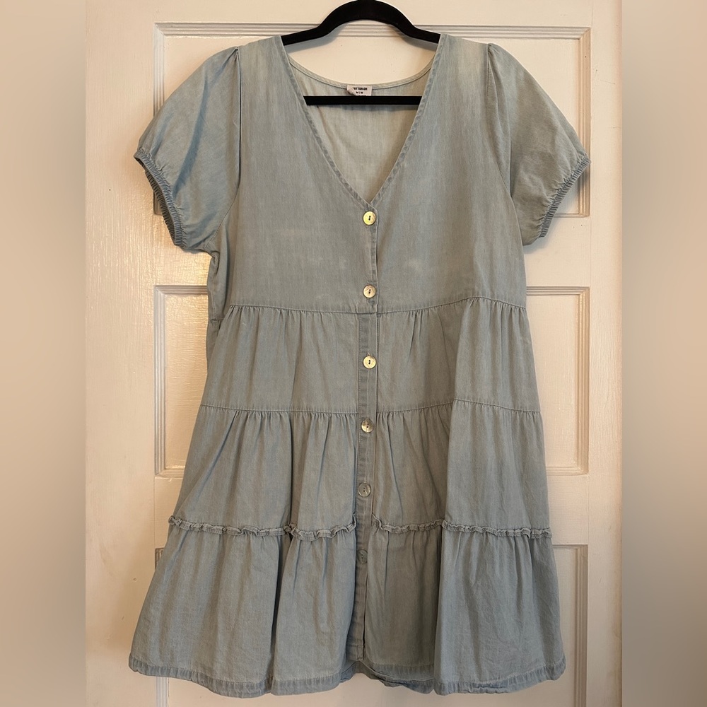 Cotton On light denim, jean dress
